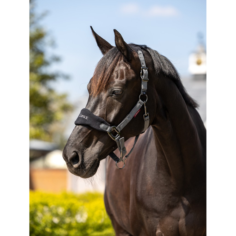 LeMieux Vogue Headcollar - Black/Grey-1